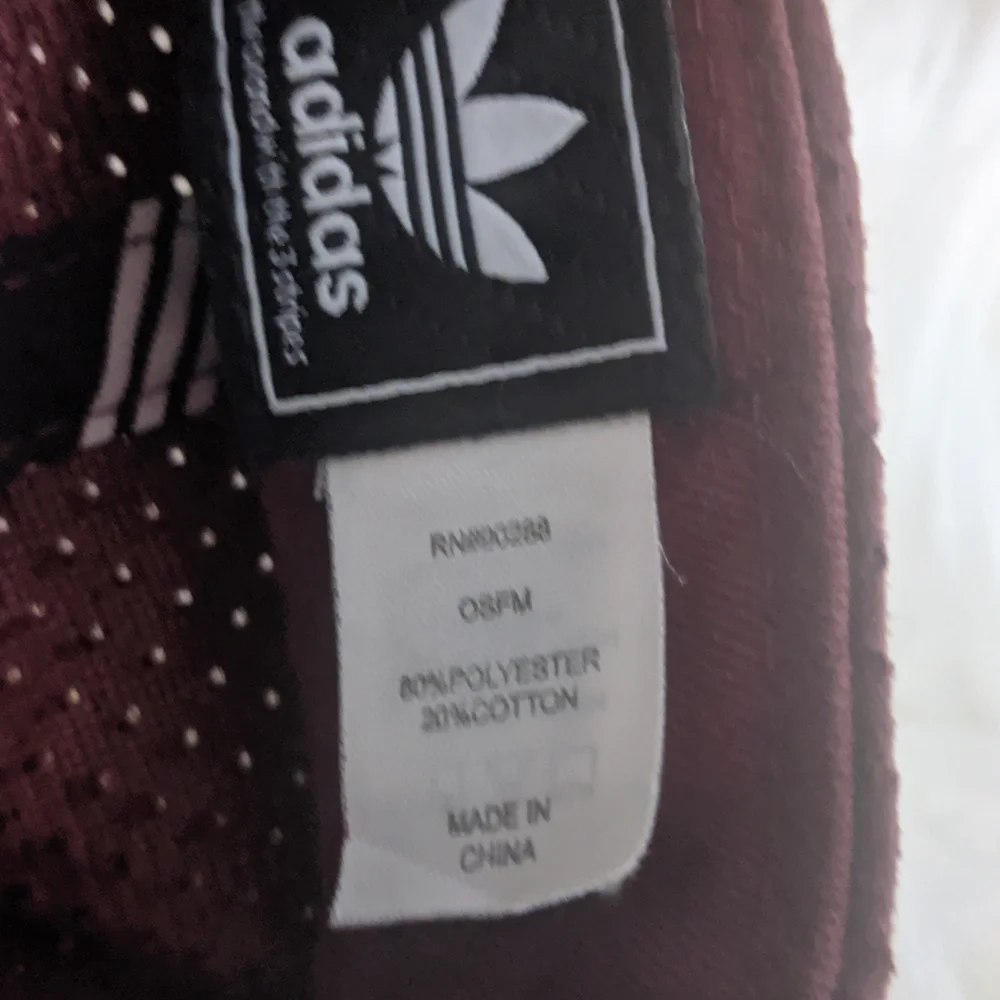 🍍3 For 15🍍Adidas Women's Trefoil Perforated Baseball Cap - Burgundy